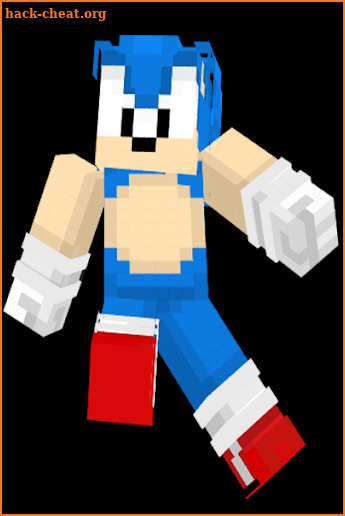 SKIN SONIC 2 For MCPE screenshot