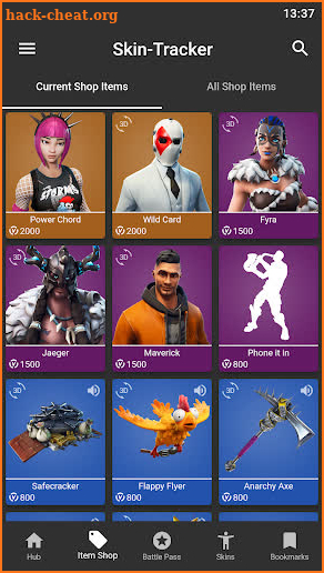 Skin-Tracker - Fortnite Skins, 3D Models And More screenshot