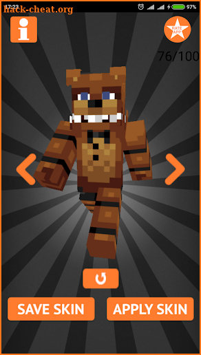 Skins FNAF for Minecraft PE screenshot