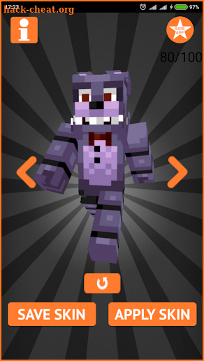 Skins FNAF for Minecraft PE screenshot