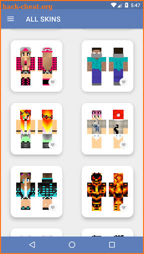 Skins for Minecraft PE (NEW SKINS) screenshot