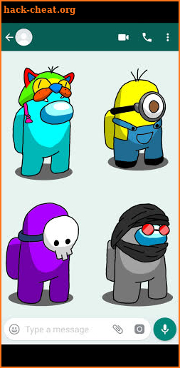 Skins Gratis para Among Us Stickers screenshot