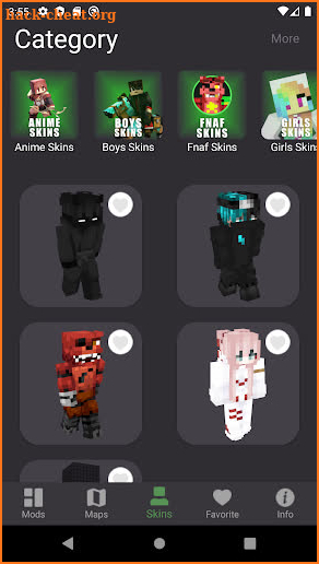 Skins, Mods, Maps for Minecraft PE screenshot