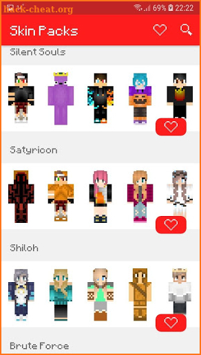 Skins Packs for Minecraft PE screenshot