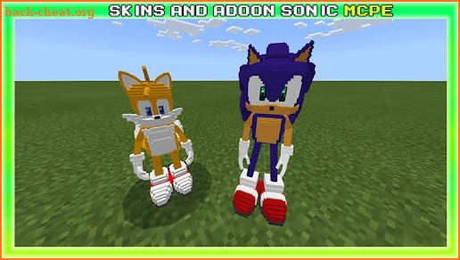 Skins Sonic for Minecraft screenshot