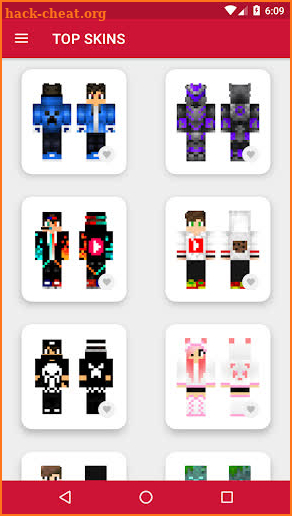 Skins YouTubers for Minecraft PE screenshot