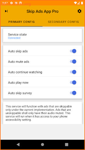 Skip Ads App Pro screenshot