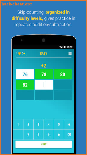 Skip counting – number pattern screenshot