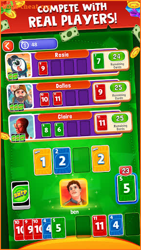 Skip-Solitaire screenshot