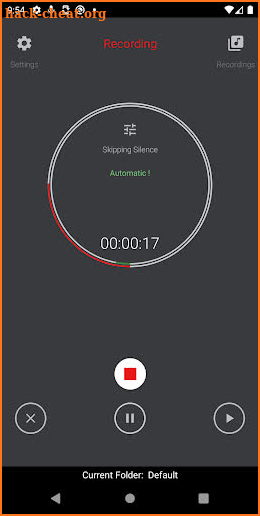 Skipping Silence Recorder -Shorten Your Recordings screenshot