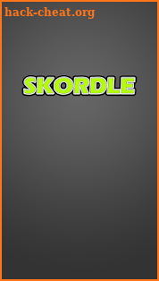 Skordle screenshot