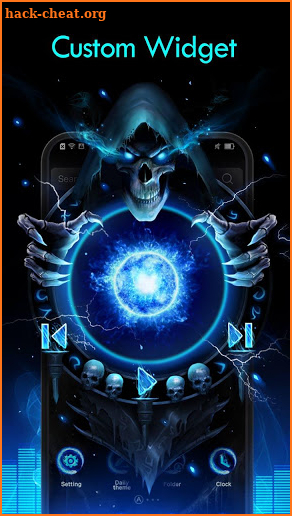 Skull Launcher - HD Live Wallpapers, Themes screenshot