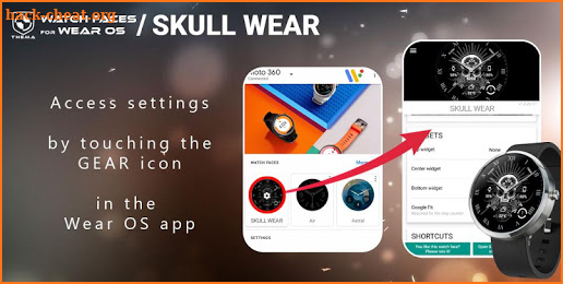 Skull Wear Watch Face screenshot