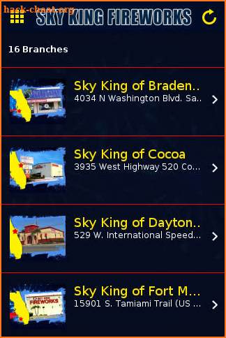 Sky King Fireworks screenshot