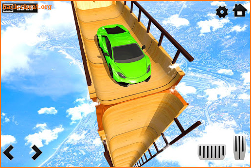 Sky Ramp Car Mega Stunts Big Jump screenshot