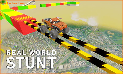 Sky Ramp Monster Truck Stunts Racing Challenge screenshot