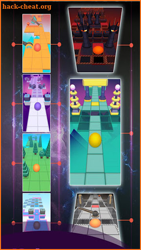 sky rolling balls Games screenshot