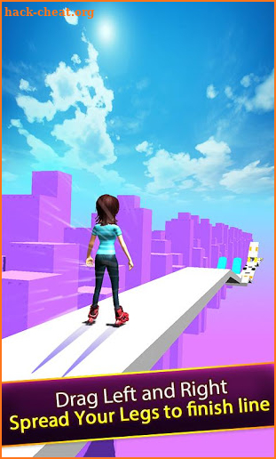 Sky Rush Skater! - Roller Skating Game screenshot