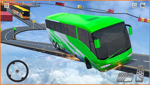 Sky Stunt 3d Driving Bus Games screenshot