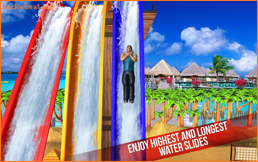 Sky Water Slide Flip Adventure Diving Stunts screenshot