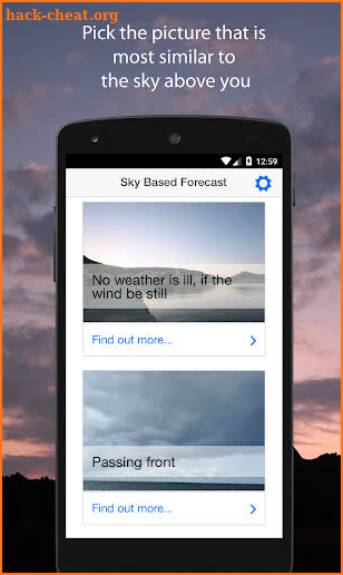 Sky Weather Navigator Marine screenshot