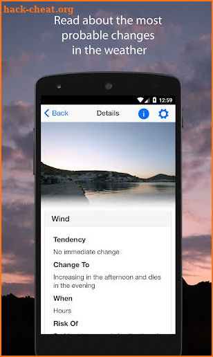 Sky Weather Navigator Marine screenshot