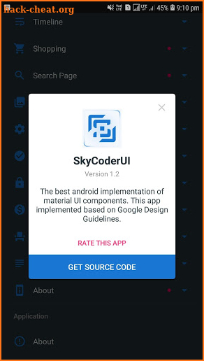 SkyCoderUI - Android Material Design UI Kit screenshot