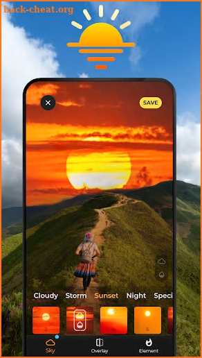 SkyPic | Sky Photo Editor App screenshot
