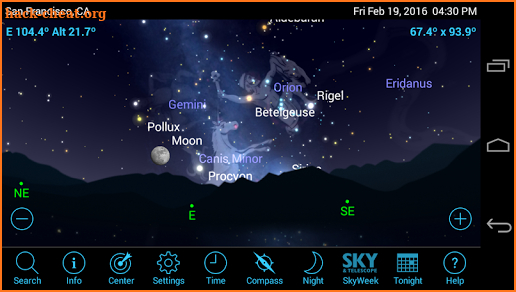 SkySafari 5 screenshot