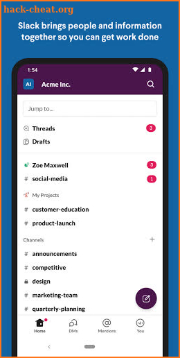 Slack for Intune screenshot