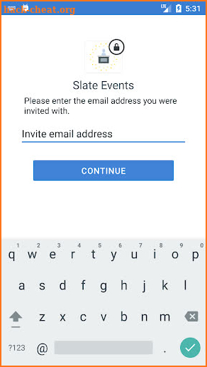 Slate Events screenshot