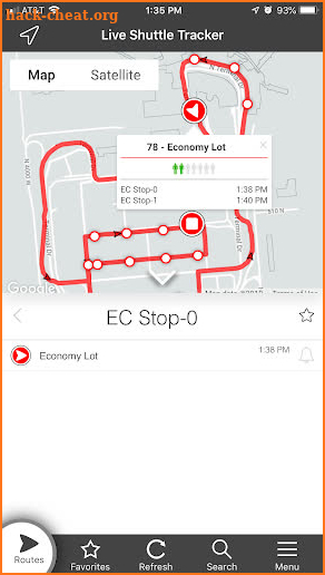 SLC Airport Shuttle Tracker screenshot