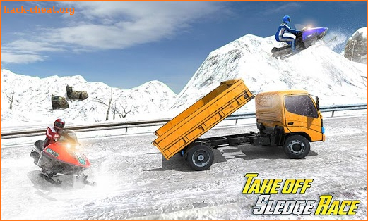 Sledge Racing Mountain Slide - Winter Sport screenshot