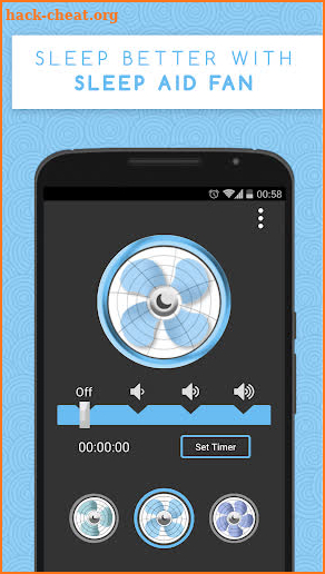Sleep Aid Fan - White Noise Fan Background Sounds screenshot