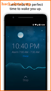 Sleep Cycle alarm clock screenshot