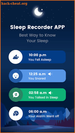 Sleep Recorder - Sleep Cycle Tracker & Sounds screenshot