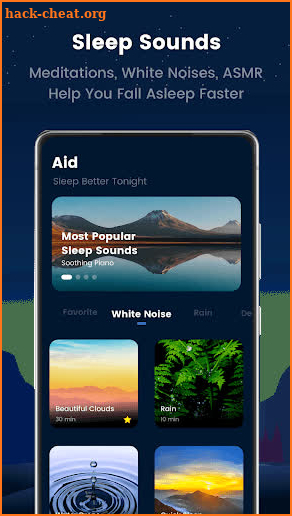 Sleep Recorder - Sleep Cycle Tracker & Sounds screenshot