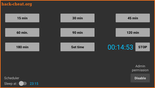 Sleep TV Timer Pro screenshot