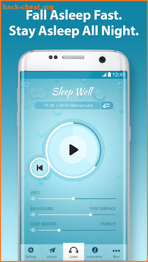 Sleep Well Hypnosis - Insomnia & Sleeping Sounds screenshot