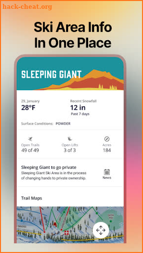 Sleeping Giant Ski Area screenshot