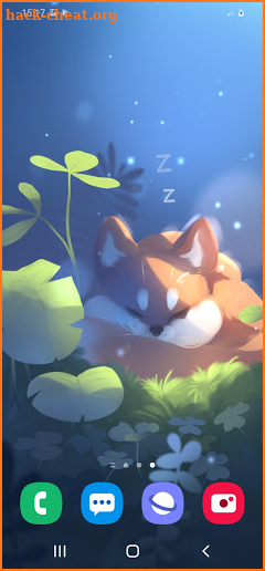 Sleepy Fox Live Wallpaper screenshot