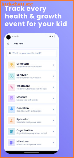 Sleuth: Child Health Tracker screenshot