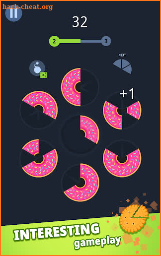 Slices! Fruit pieces! Circle puzzles game! screenshot