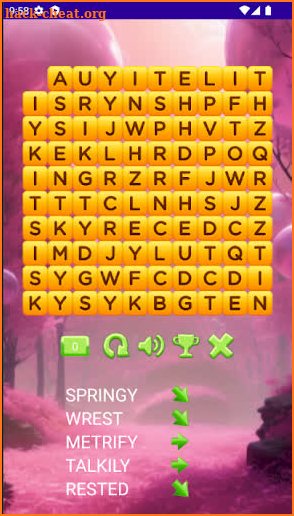 Slide Words screenshot