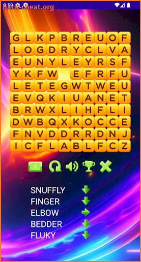 Slide Words screenshot