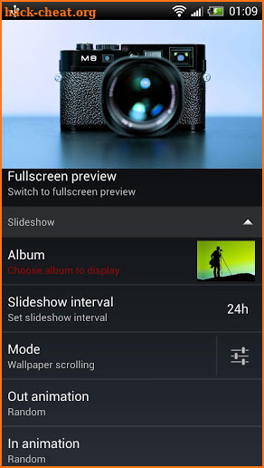 Slideshow HD Live Wallpaper screenshot