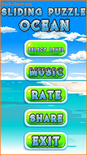 Sliding Puzzle Ocean screenshot