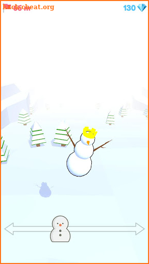 Sliding Snowman screenshot