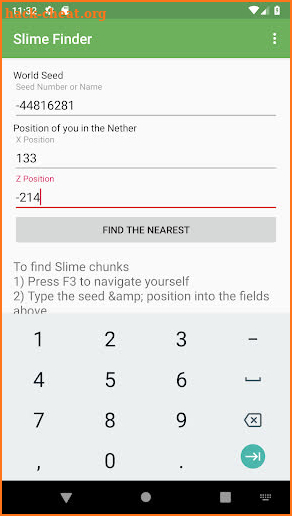 Slime Finder for Minecraft screenshot