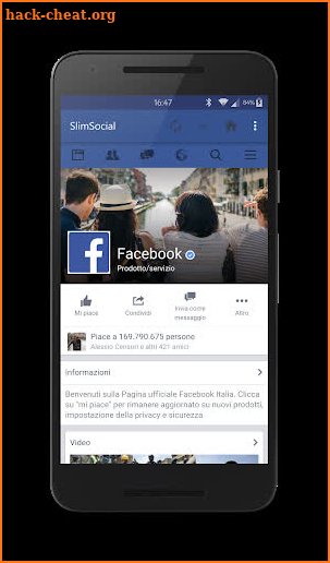 SlimSocial screenshot